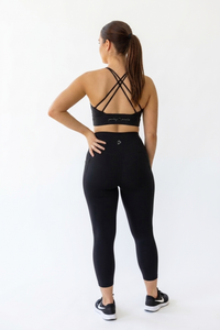 no roll down high waisted black tights with phone pockets