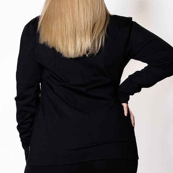 Woman wearing a jacket