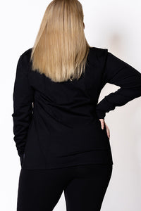 Woman wearing a jacket