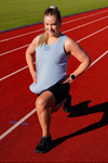 Cascade Longline Tank - Willow Blue