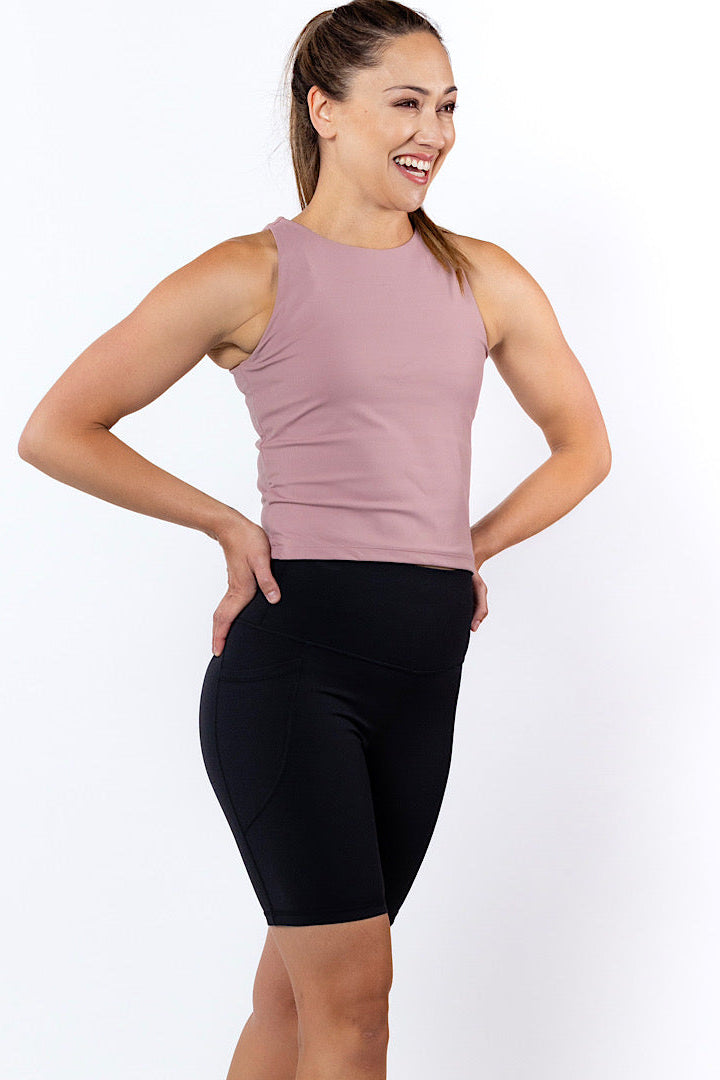 Alexis High-Waisted 8inch Short - Phone Pocket