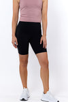 Alexis High-Waisted 8 inch Phone Pocket Short in Black - Perky Peche women's shorts NZ
