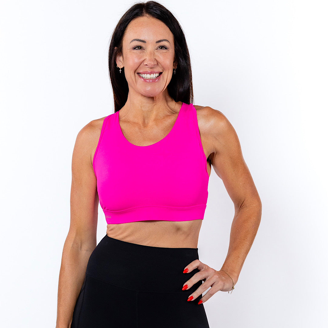 High Coverage Multi Functional Bra PINK