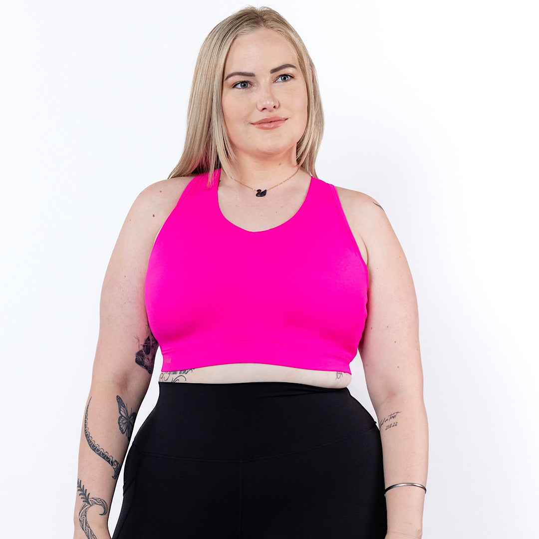 High Coverage Multi Functional Bra PINK