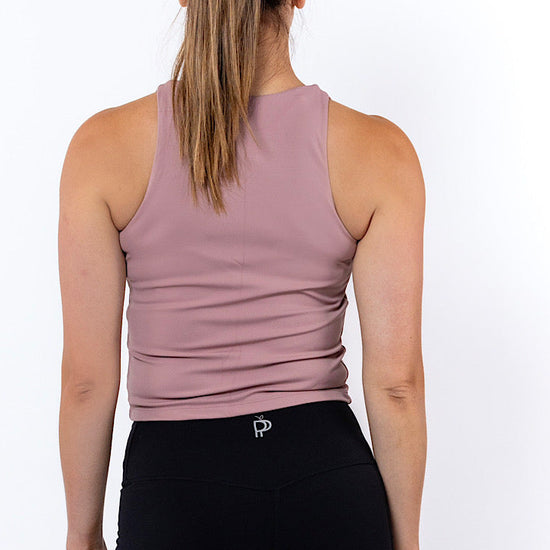 Bella Singlet in Pink Nectar - Perky Peche women's singlet NZ