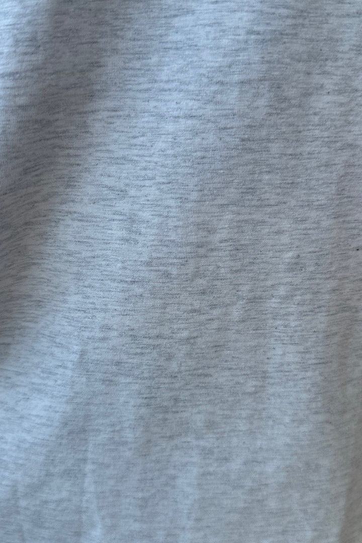 Perky Scoop Hem T-Shirt - Grey Marle