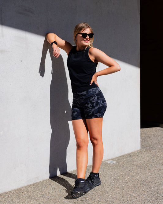 4inch Lola Bike Short - Black Camo