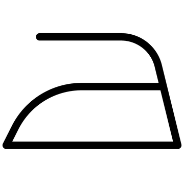 A black outline icon of a fabric shaver on a plain white background.