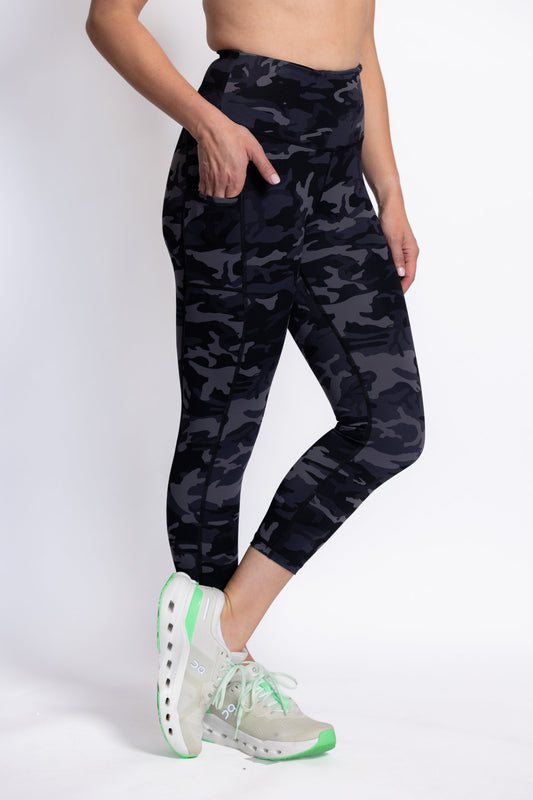 Performance 3/4 Tight - Black Camo