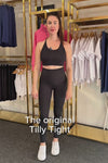 Tilly Full Length High-Waist Compression Tights - Black