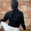 Amy J Perky Sweater in Black - Perky Peche women's sweatshirt NZ
