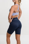 Sammi Support Bike Short in Navy - Perky Peche women's bike shorts NZ