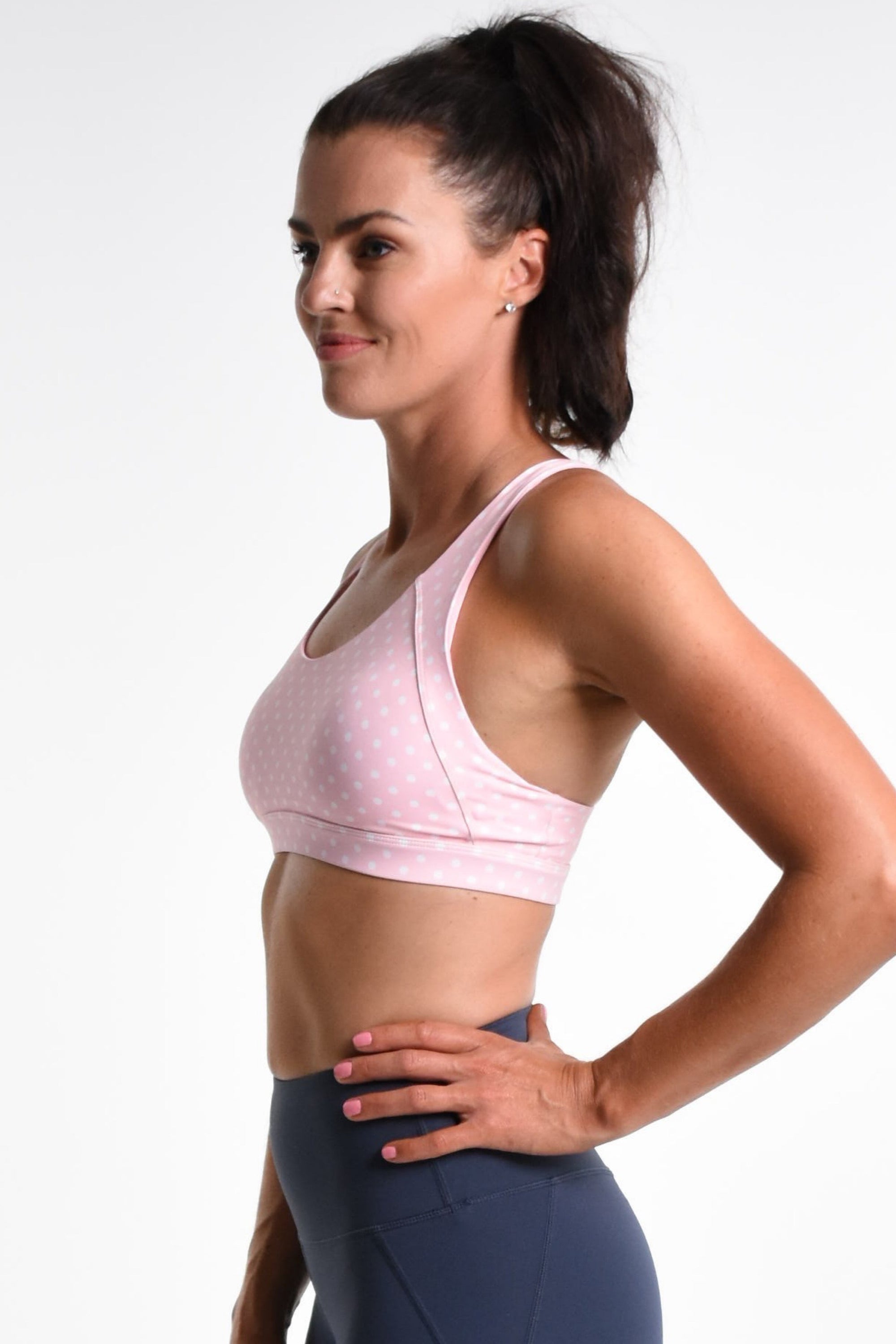 Perky Gal Bra - Pink Polkadot