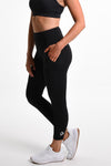 Ankle Grazer Soft Sofia Tight in Black - Perky Peche women's leggings NZ