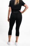 Lola Tight 7/8 in Black - Perky Peche women's leggings NZ