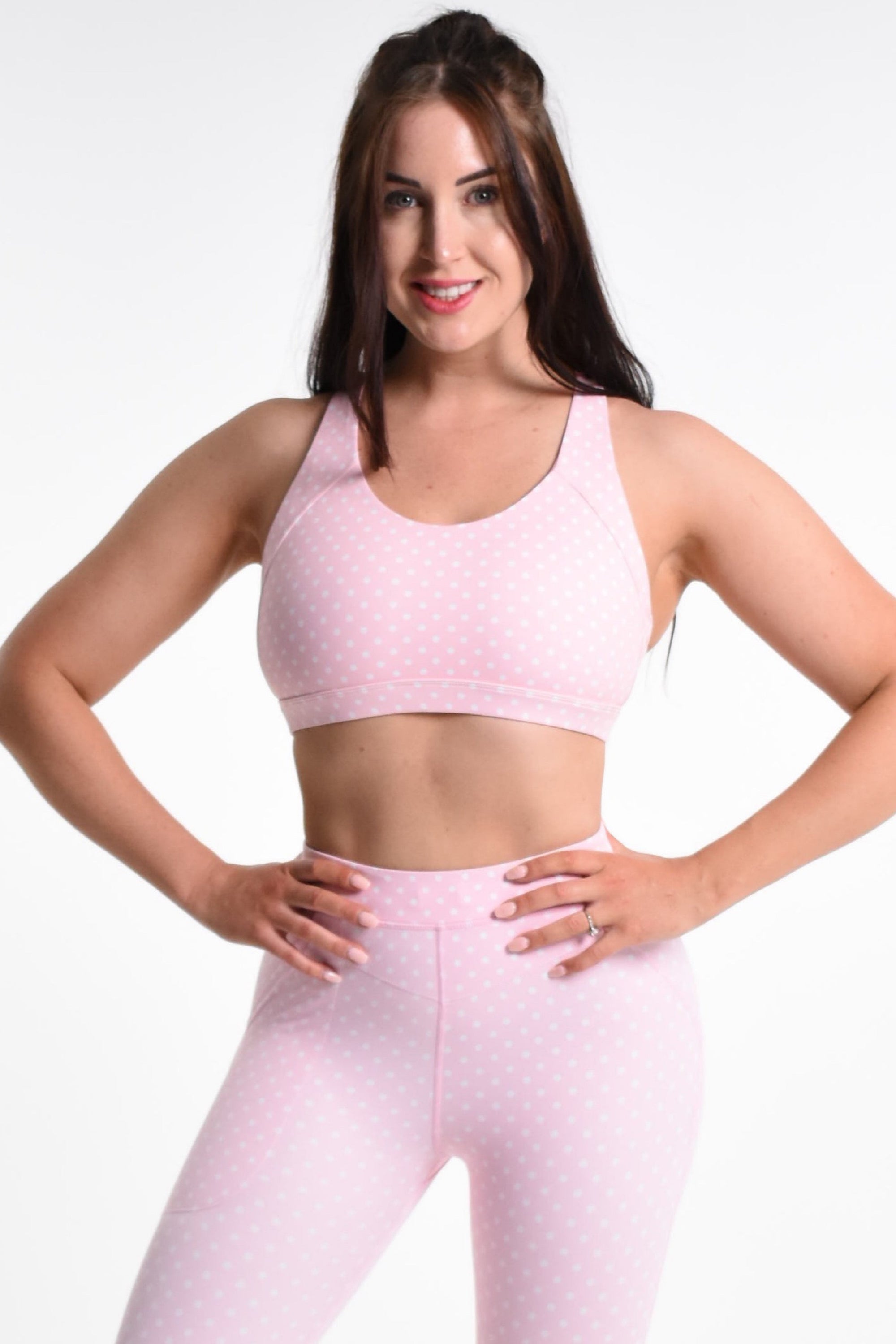Perky Gal Bra - Pink Polkadot