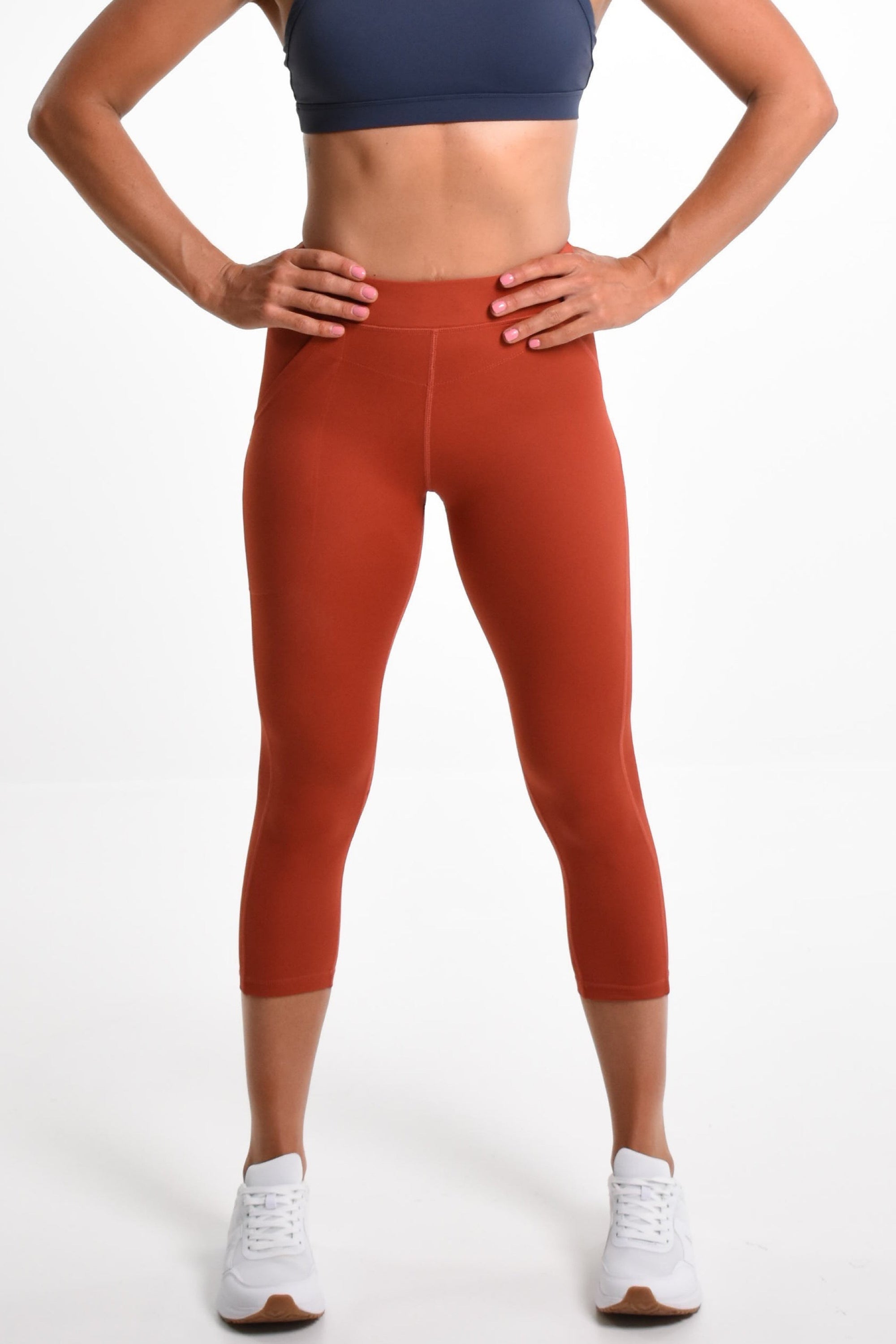 Perky Lift 7/8th Booty Tight - Dark Terracotta