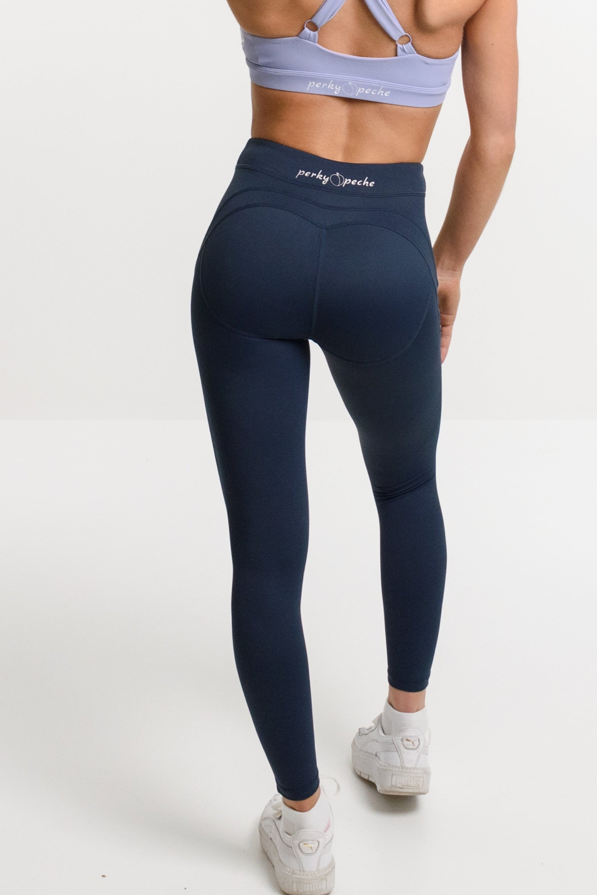 Full Length Perkylift Booty Tight - Navy Blue