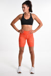 Sammi Support Short in Tangi Fruit Polkadot - Perky Peche women's bike shorts NZ