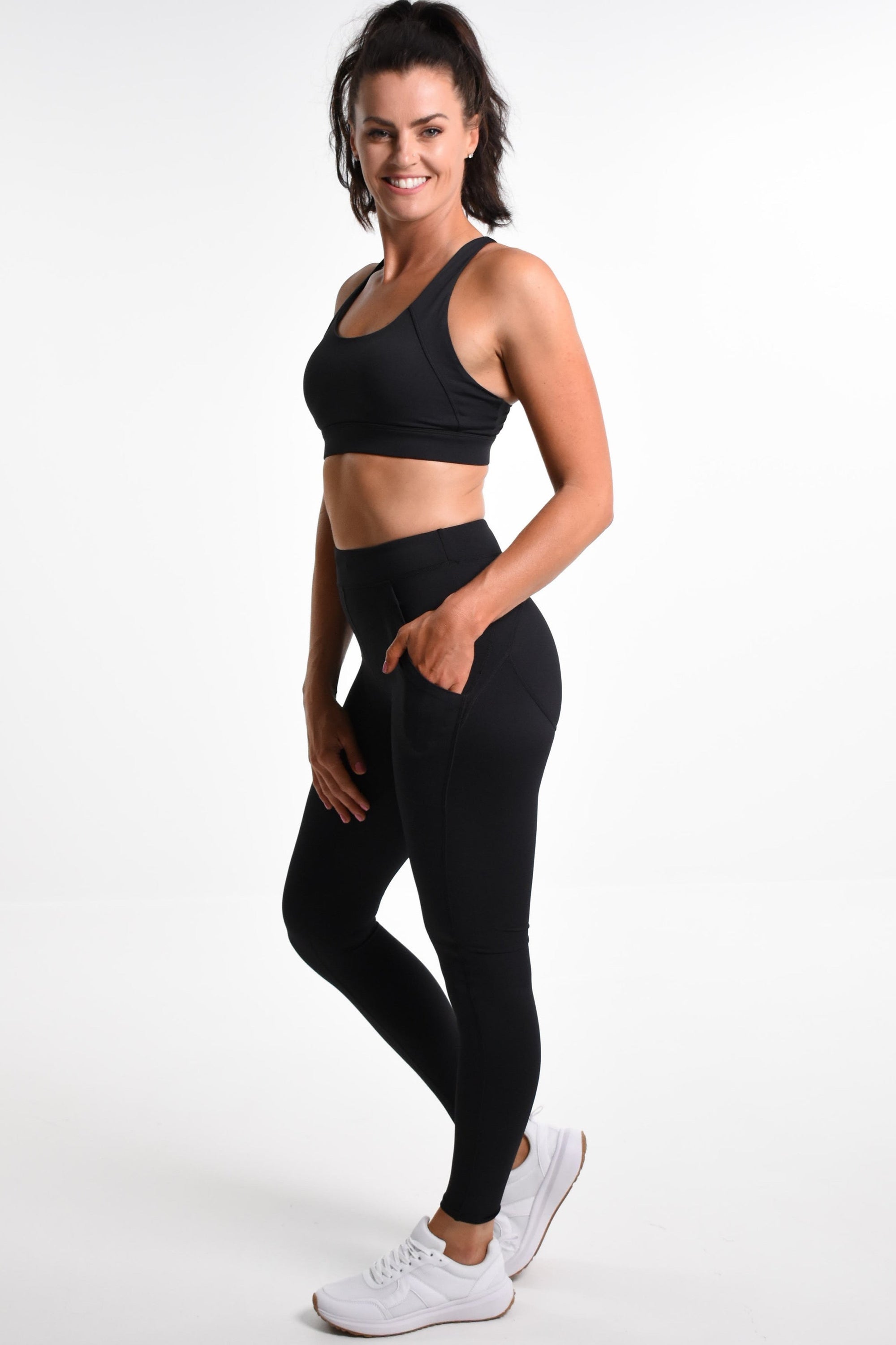 Full Length Perkylift Booty Tight - Black