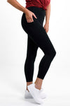 Lola Tight Full Length in Black - Perky Peche women's leggings NZ