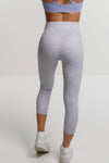 Tilly High-Rise Compression Tight 7/8 in Grey Marle - Perky Peche women's leggings NZ