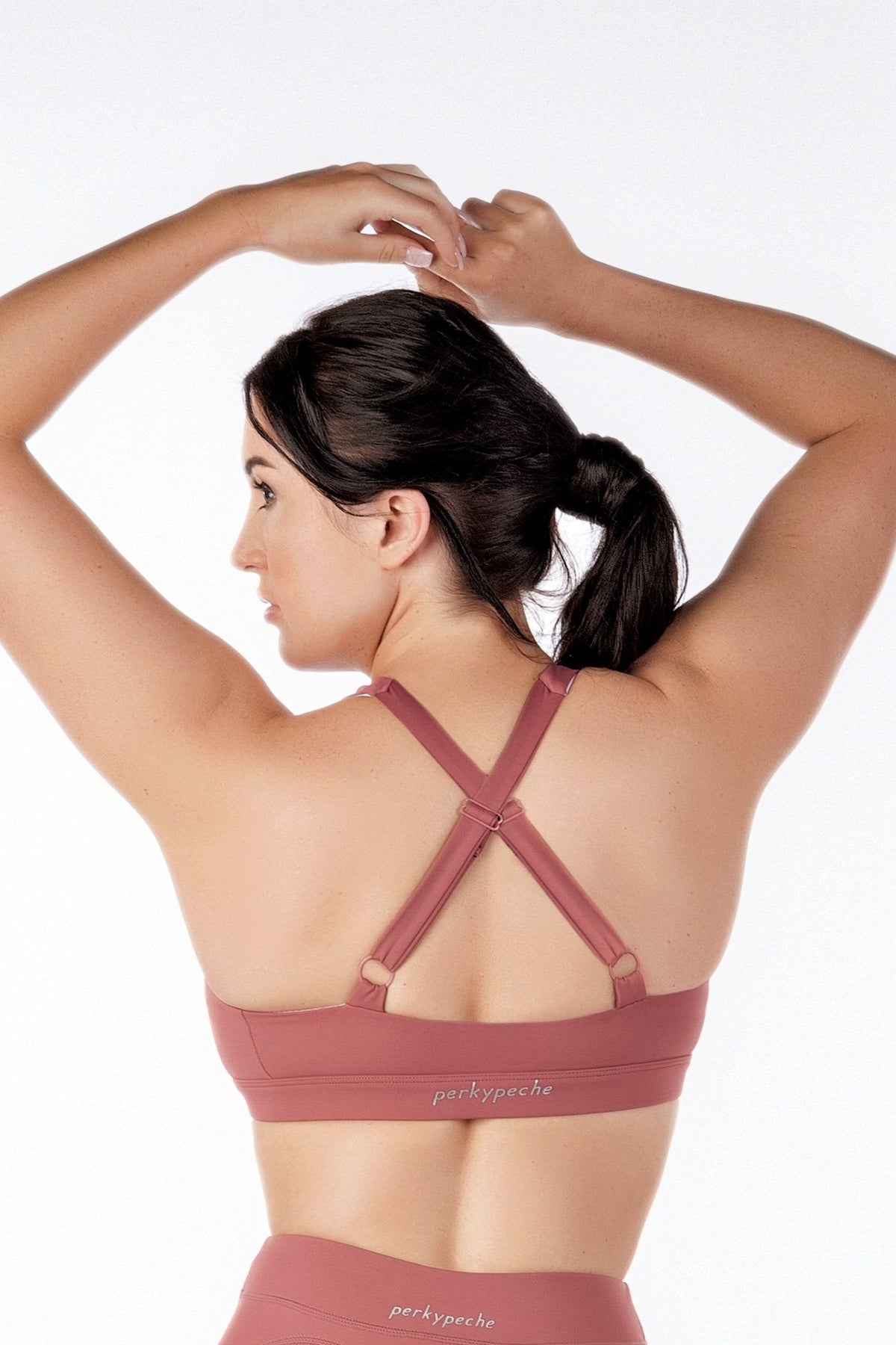 Perky Gal Bra - Burnt Red - perkypeche - Activewear and Eyelash Serum