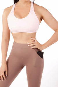 Perky Lift 7/8th Booty Tight - Mocha - perkypeche - Activewear and Eyelash Serum